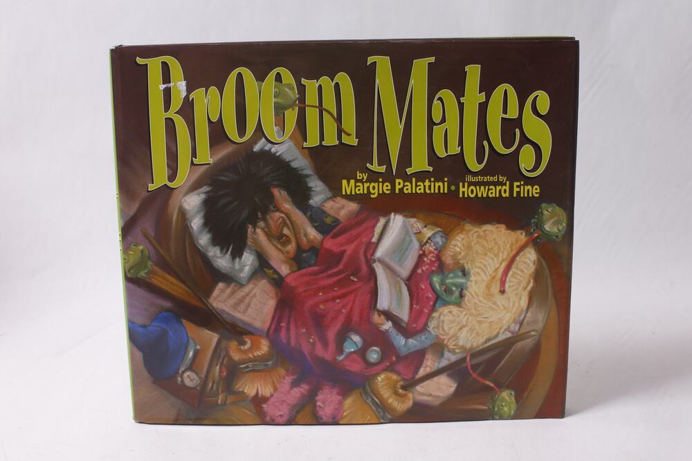 Broom Mates Children's Book 2003 Margie Palatini Witches Sisters ~ 260608-WH 611